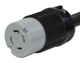 Generator Power Cord, 30 Amp, L14-30, 10 AWG copper 4 conductor