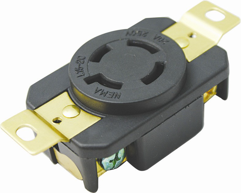 Emi　PとL 20 amp 250V NEMA L15-20R locking receptacle – Powertronics