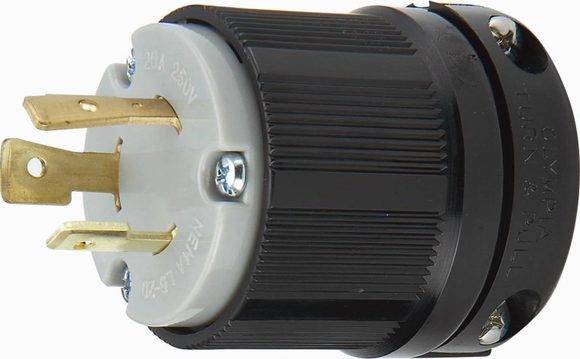 NEMA L6-20 Locking Plug