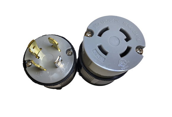 NEMA L14-30 Plug and Connector Set